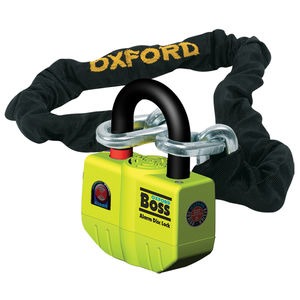 OXFORD BIG Boss Alarm Lock & Chain 12mm x 1.5m 