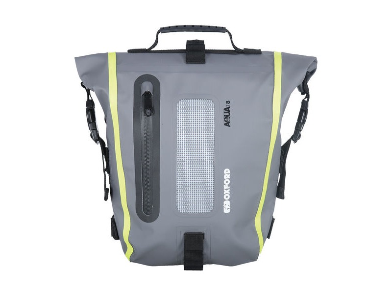 OXFORD AQUA T8 TAIL BAG - BLACK/GREY/FLUO click to zoom image