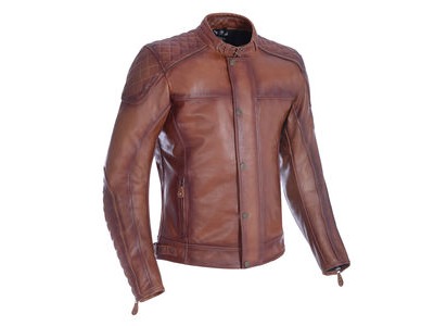 OXFORD Hampton MS Leather Jacket Bourbon
