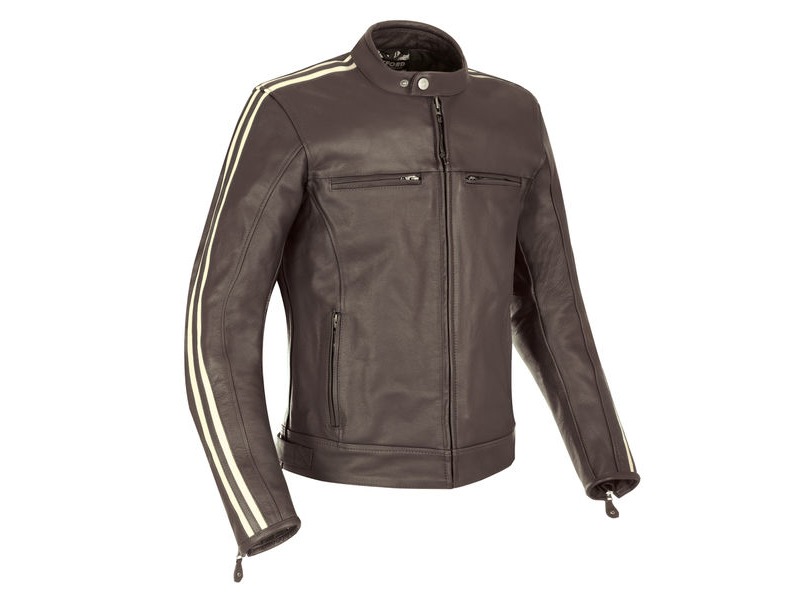 OXFORD Bladon MS Leather Jacket Brown click to zoom image