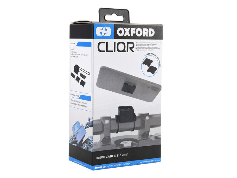 OXFORD CLIQR Motorcycle Cable Tie Mount click to zoom image