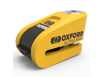 OXFORD Alpha XA14 Alarm Disc Lock Yellow/Black