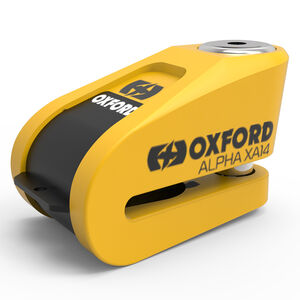 OXFORD Alpha XA14 Alarm Disc Lock Yellow/Black 