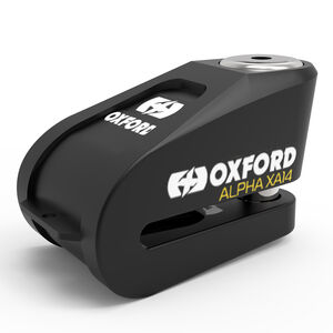 OXFORD Alpha XA14 Alarm Disc Lock Black/Black 