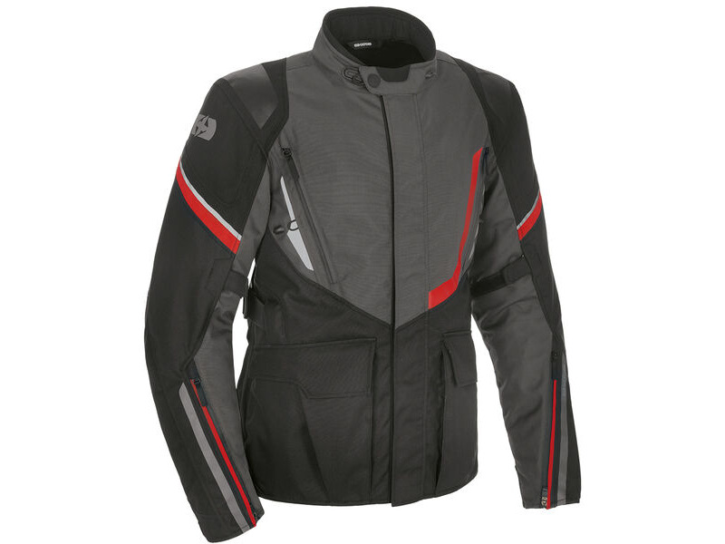 OXFORD Montreal 4.0 MS Dry2Dry Jacket Black/Grey/Red click to zoom image
