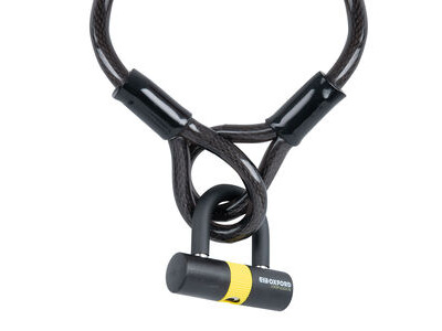 OXFORD Loop Lock15 Cable Lock+Mini Shackle 15mm x 2.0m