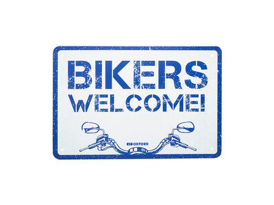 OXFORD Garage Metal Sign: WELCOME