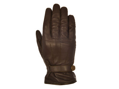 OXFORD Holton Mens short classic leather Gloves Brown