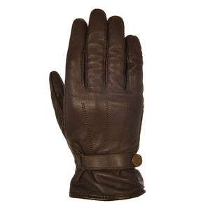 OXFORD Holton Mens short classic leather Gloves Brown 