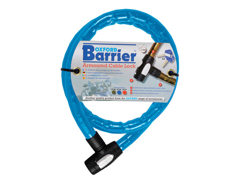 OXFORD 1.4m x 25mm Barrier - Blue click to zoom image