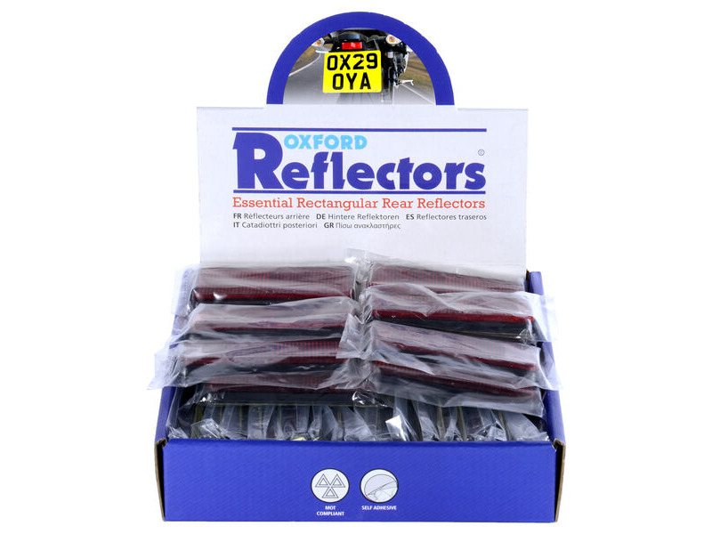 OXFORD Rectangular Reflector - Box 50pcs click to zoom image