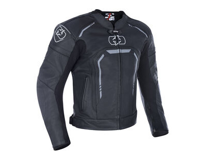 OXFORD Strada MS Leather Sports Jacket Stealth Black