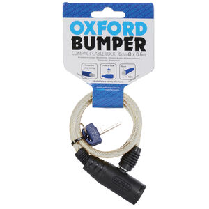 OXFORD Bumper Cable lock 600x6mm - Clear 