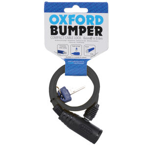 OXFORD Bumper Cable lock 600x6mm - Smoke 