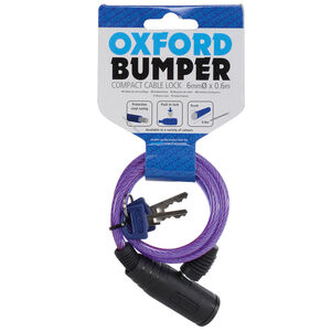 OXFORD Bumper Cable Lock 600x6mm - Purple 
