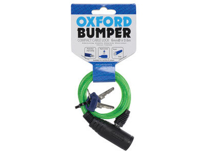 OXFORD Bumper Cable Lock 600x6mm - Green