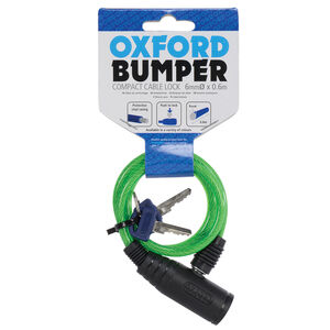 OXFORD Bumper Cable Lock 600x6mm - Green 