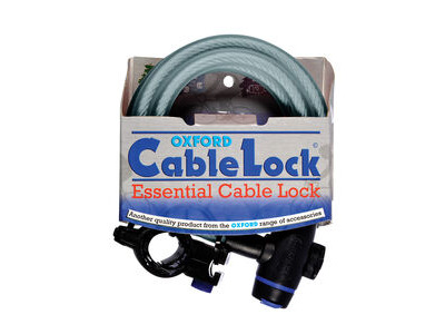 OXFORD Cable Lock 12mm x 1800mm - Clear