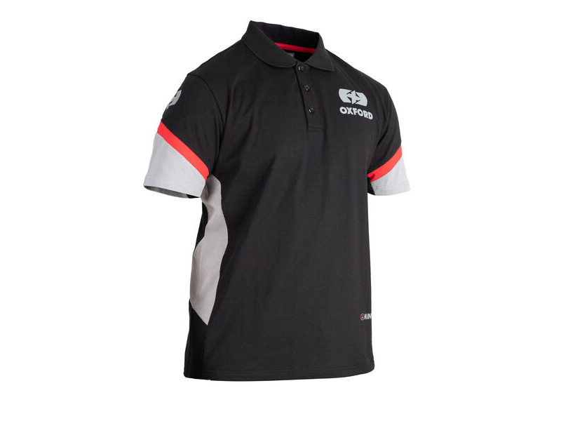 OXFORD Racing Polo Black click to zoom image