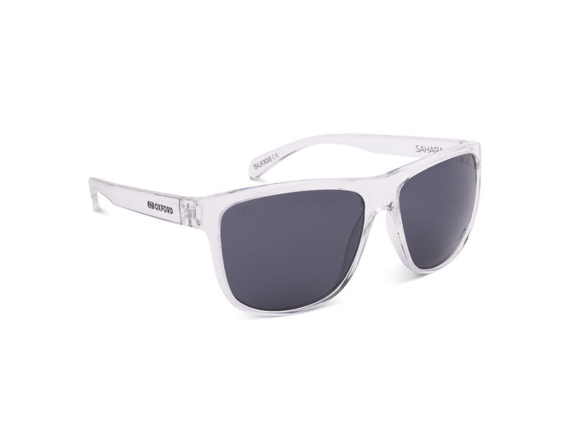 OXFORD Sahara Clear Frame Smoke Lens Sunglasses click to zoom image