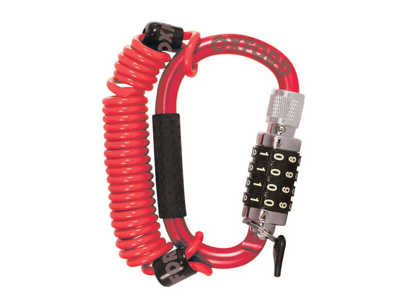 OXFORD ScootSafe Micro Scooter Lock - Red click to zoom image