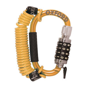OXFORD ScootSafe Micro Scooter Lock - Yellow 