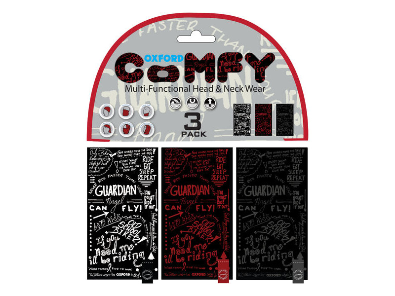 OXFORD Comfy Grafitti Mono 3-Pack click to zoom image