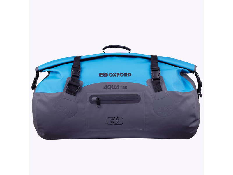 OXFORD Aqua T-50 Roll Bag- Blue/Grey click to zoom image
