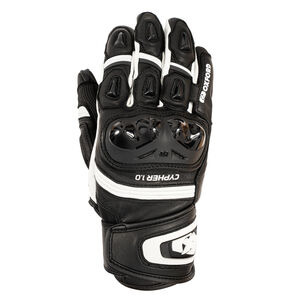 OXFORD Cypher 1.0 Short Leather MS Glove Black/White 