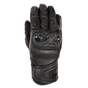 OXFORD Cypher 1.0 Short Leather MS Glove Stealth Blk 