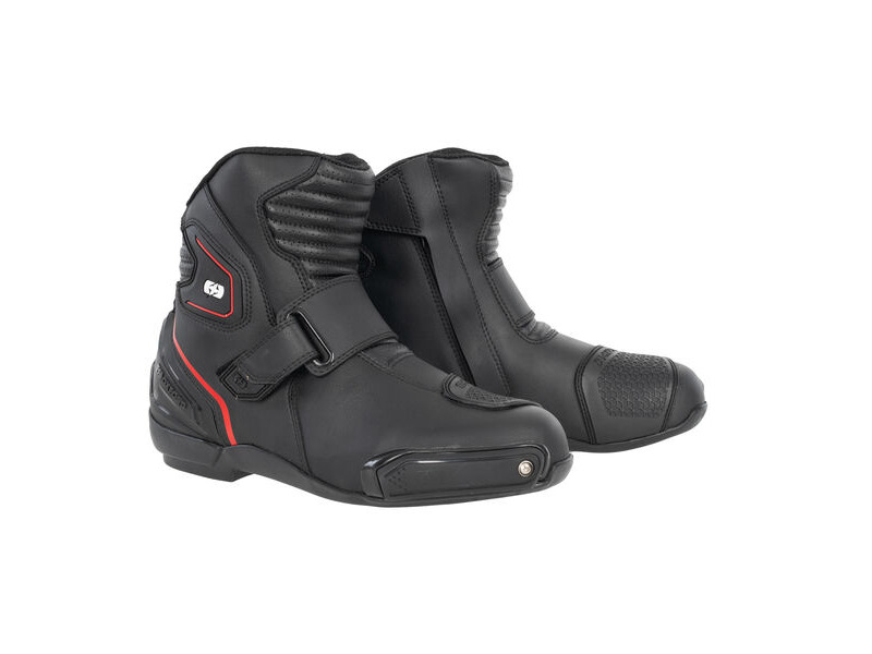 OXFORD Omega Air Short MS Boot Black/ White/ Red click to zoom image