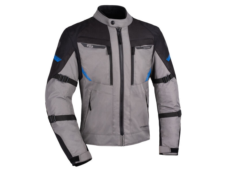 OXFORD Toronto 1.0 D2D MS Jkt Blk/Gry/Blu click to zoom image