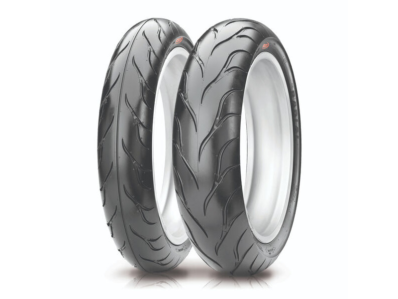 CST Radial Tyre Matched Pair 150/60R17 and 110/70x17 CM615/6 KTM/Aprilia OEM click to zoom image