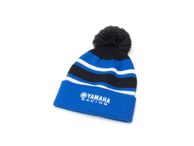 YAMAHA Paddock Blue PomPom Hat Adult click to zoom image