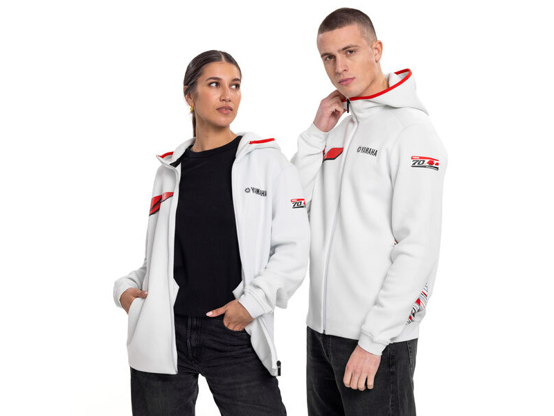 YAMAHA 70th Anniversary Hoodie Unisex click to zoom image