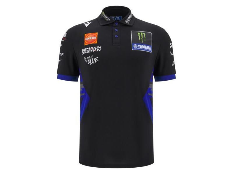 YAMAHA Monster Energy Yamaha MotoGP Team Replica Polo Shirt - Mens click to zoom image