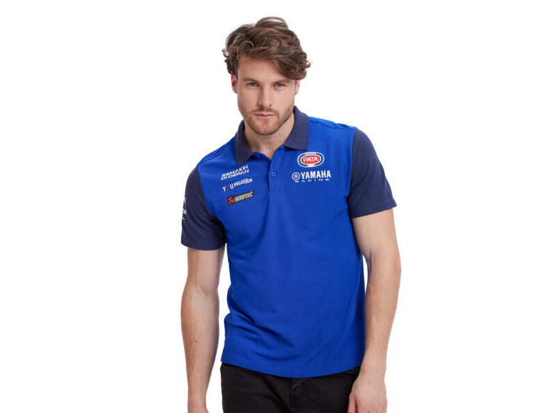 YAMAHA WorldSBK Offical Team Replica Polo Shirt - Mens click to zoom image