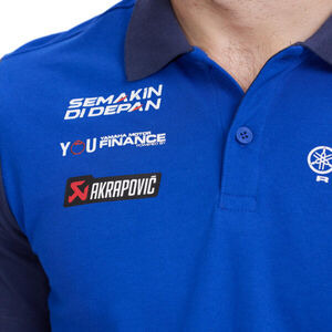 YAMAHA WorldSBK Offical Team Replica Polo Shirt - Mens M  click to zoom image