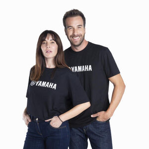 YAMAHA Paddock Blue Essentials T-Shirt - Black  click to zoom image