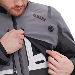 YAMAHA Sports Touring Riding Jacket - Mens L Grey  click to zoom image