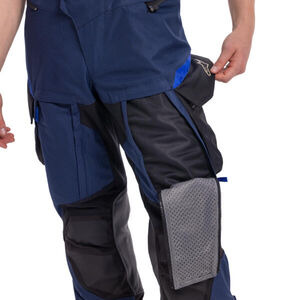 YAMAHA Adventure Riding Pants - Mens XL Navy Blue  click to zoom image