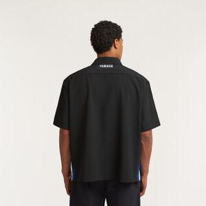 YAMAHA Paddock Blue Urban Woven Shirt Mens M  click to zoom image
