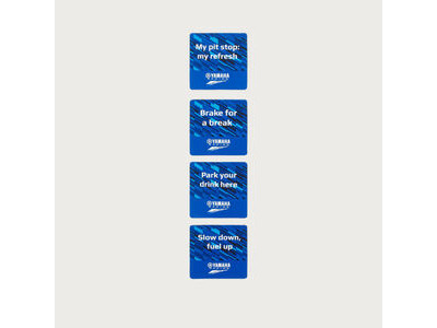 YAMAHA Paddock Blue Coaster SEt
