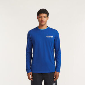 YAMAHA Paddock Blue Team Long Sleeve T-Shirt - Mens  click to zoom image