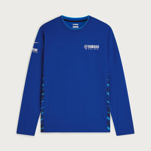 YAMAHA Paddock Blue Team Long Sleeve T-Shirt - Mens XL  click to zoom image