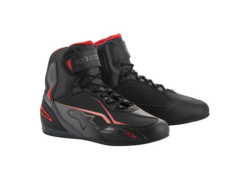 ALPINESTARS Faster-3 Shoes Blk/Grey/R click to zoom image