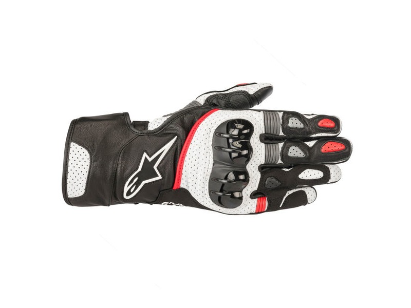 ALPINESTARS SP-2 V2 Gloves Black White Red click to zoom image