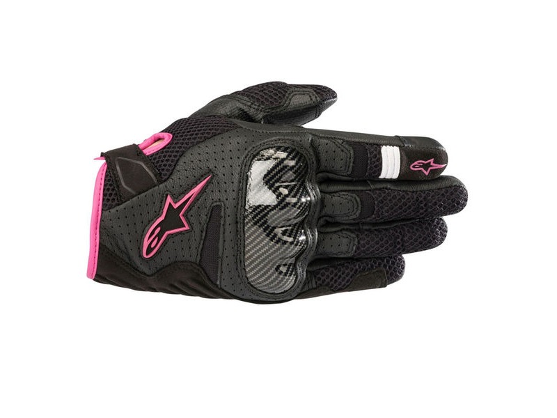ALPINESTARS Stella SMX-1 Air V2 Gloves Black Fuchsia click to zoom image