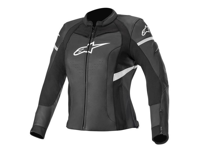 ALPINESTARS Stella Kira Leath Jkt Blk/W click to zoom image