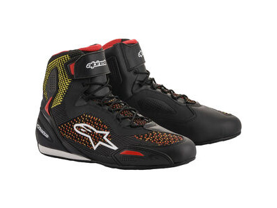 ALPINESTARS Faster 3 Rideknit Shoes Blk/Gry/Red/Fluo